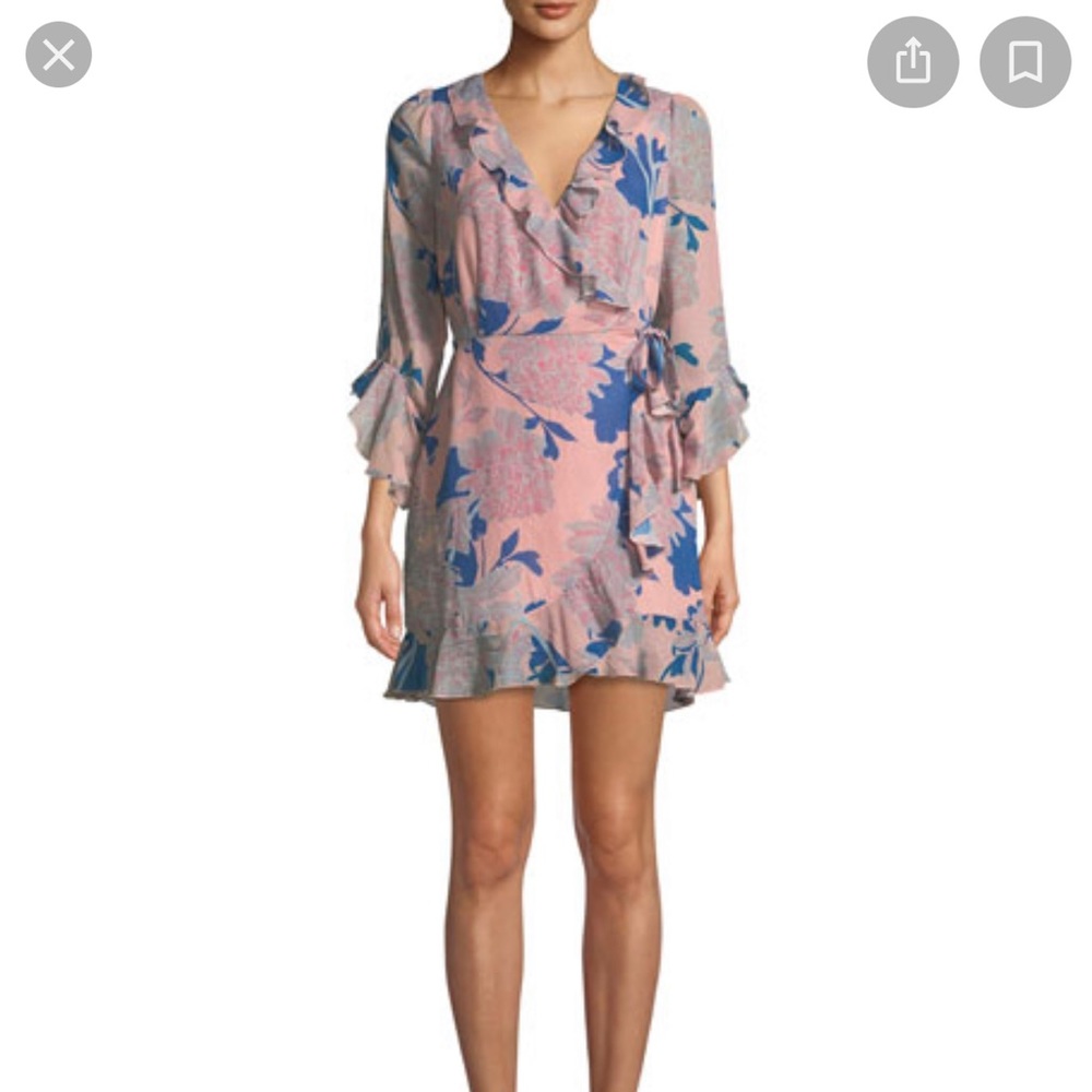 Wrap mini dress_Red Carter RTW_NWT